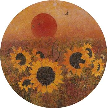 WALTER WILLIAMS (1920 - 1998) Sunflowers.